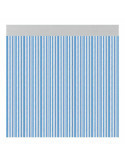 Cortina para Puerta Modelo Brescia Color Azul 90 x 210 cm ACUDAM