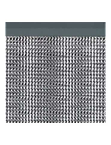 Cortina para Puerta Modelo Manacor Color Plata 90 x 210 cm ACUDAM
