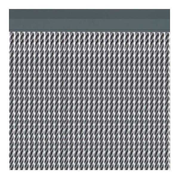 Cortina para Puerta Modelo Manacor Color Plata 90 x 210 cm ACUDAM