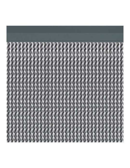 Cortina para Puerta Modelo Manacor Color Plata 90 x 210 cm ACUDAM