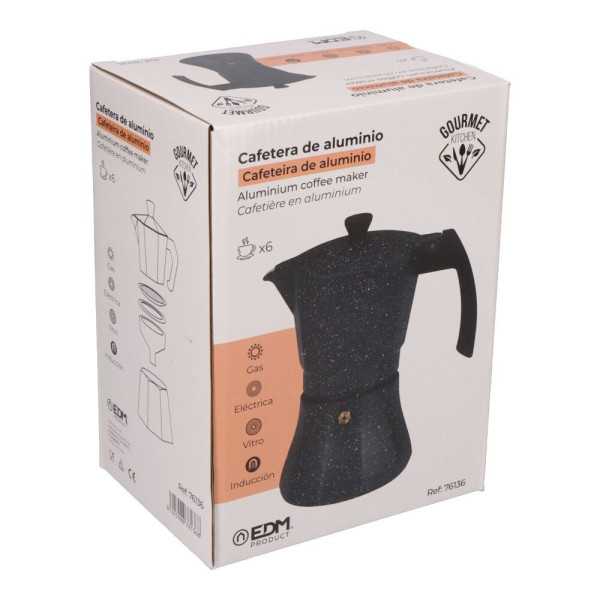 Cafetera de Aluminio para Inducción 6 Tazas GOURMET KITCHEN