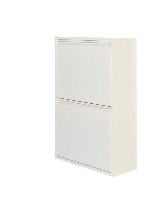 Armario Metalico Reciclaje 4 Cajones Blanco 92 x 60 x 25 cm JOBGAR