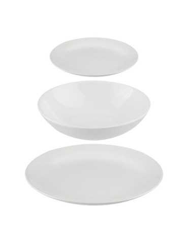 Vajilla 18 Piezas Color Blanco SECRET OF GOURMET