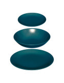 Vajilla 18 Piezas Color Azul SECRET OF GOURMET