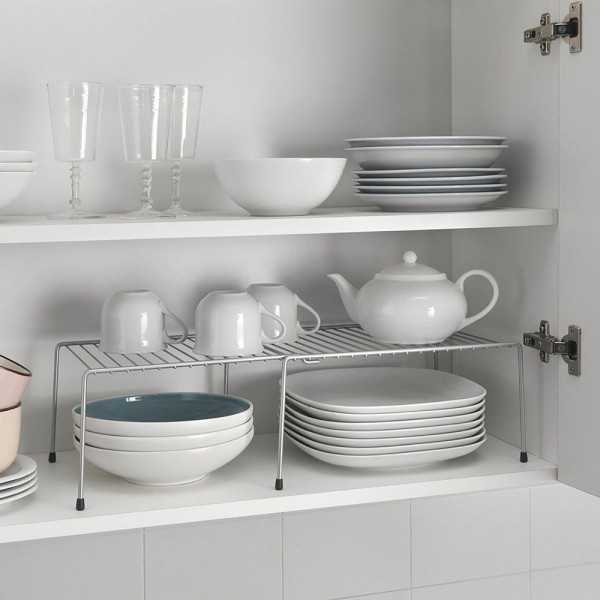 Estante Extensible para Mueble de Cocina 57/33 x 24 x 15 cm METALTEX