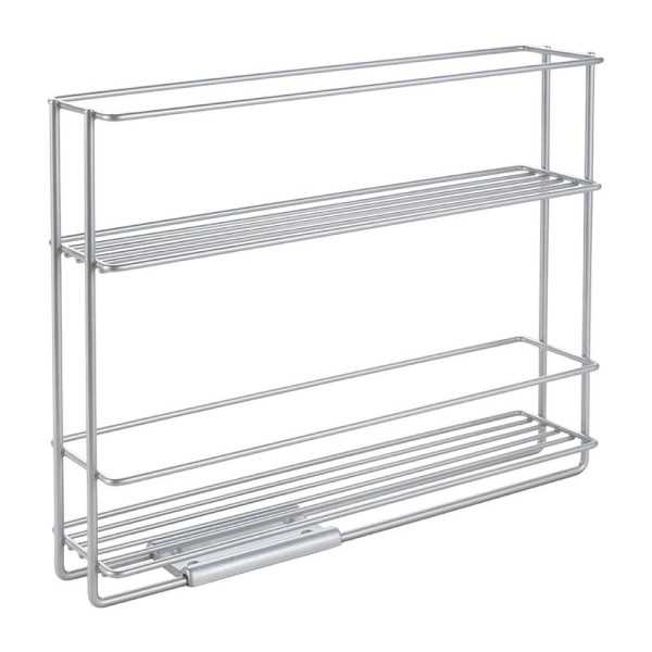 Especiero Deslizante 2 Estantes In&out 28 x 6 x 22 cm METALTEX