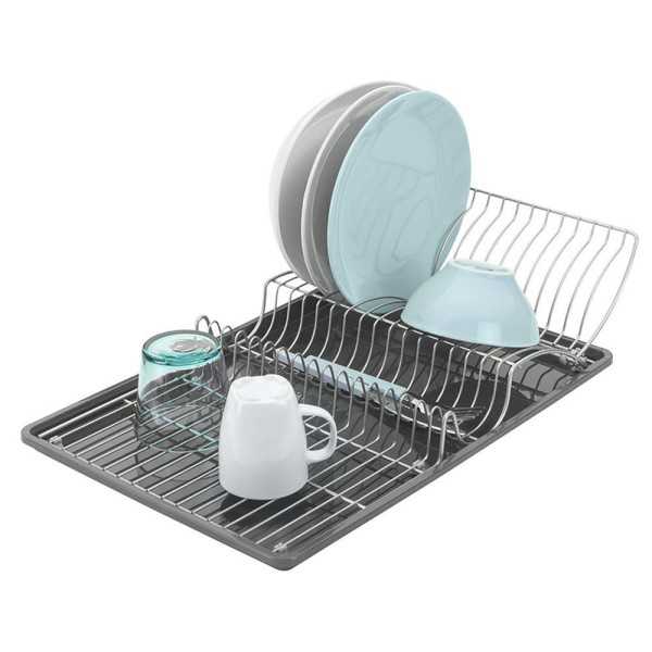 Escurreplatos con Ala Abatible Wing-Tex 50 x 31 x 11 cm METALTEX