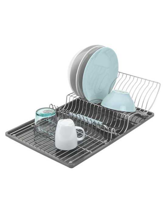 Escurreplatos con Ala Abatible Wing-Tex 50 x 31 x 11 cm METALTEX