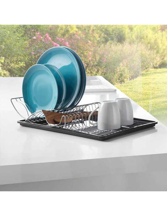Escurreplatos con Ala Abatible Wing-Tex 50 x 31 x 11 cm METALTEX