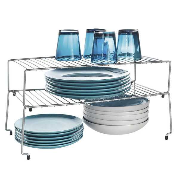 Estantes Apilables 'Sky' 48 x 33 x 24 cm, 2 uds METALTEX