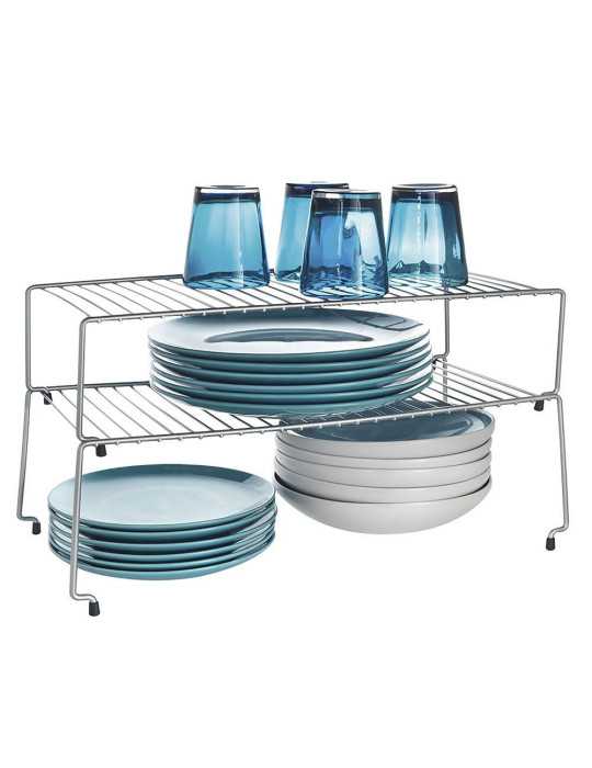 Estantes Apilables 'Sky' 48 x 33 x 24 cm, 2 uds METALTEX