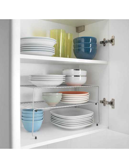 Estantes Apilables 'Sky' 48 x 33 x 24 cm, 2 uds METALTEX