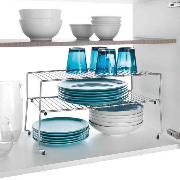 Estantes Apilables 'Sky' 48 x 33 x 24 cm, 2 uds METALTEX