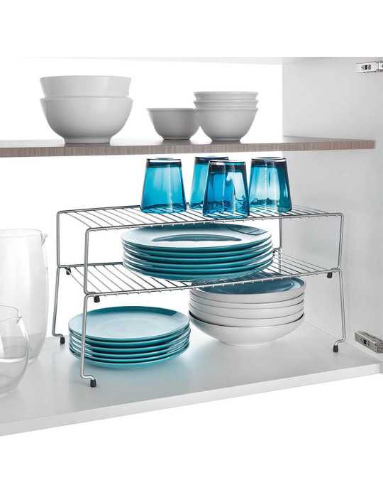 Estantes Apilables 'Sky' 48 x 33 x 24 cm, 2 uds METALTEX