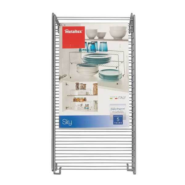 Estantes Apilables 'Sky' 48 x 33 x 24 cm, 2 uds METALTEX