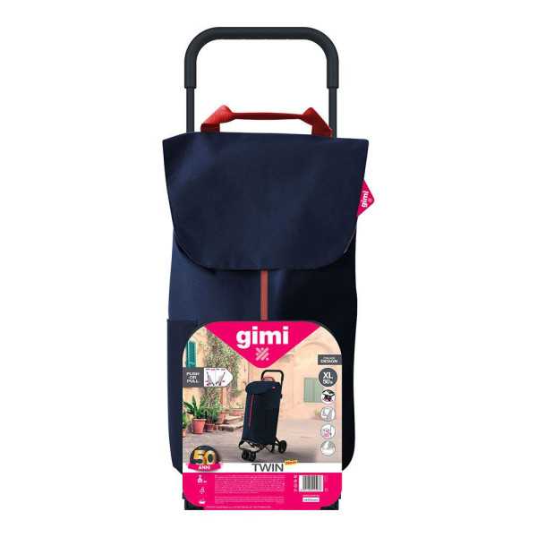 Carro de la Compra Twin Azul 50 l GIMI