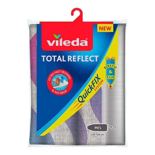 Funda Total Reflect para Tablas de Planchar 120 x 38 cm Hasta 130 x 45 cm VILEDA