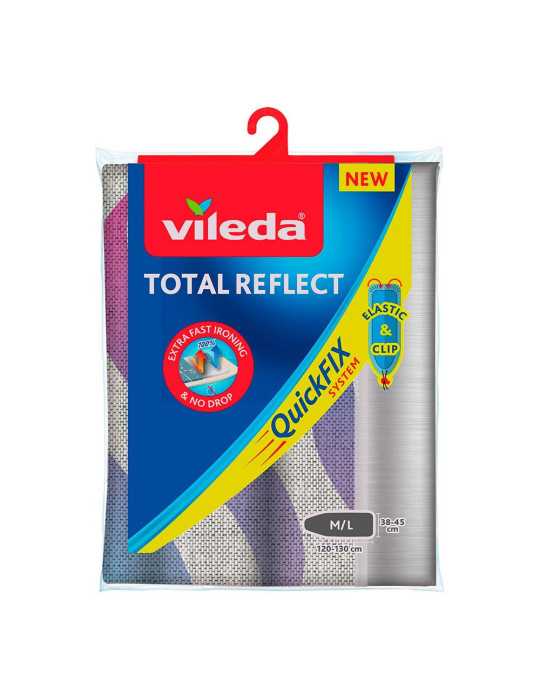 Funda Total Reflect para Tablas de Planchar 120 x 38 cm Hasta 130 x 45 cm VILEDA