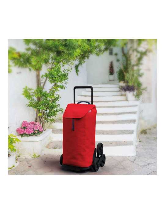 Carro de la Compra Tris Rojo Urban 52 l GIMI