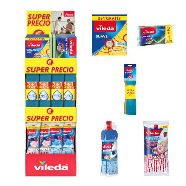 Expositor Super Precio Universal , 39 x 38 x 122 cm VILEDA