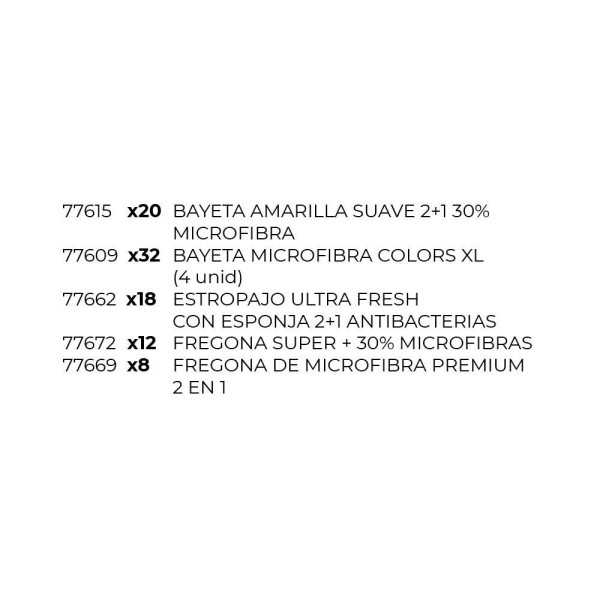 Expositor Super Precio Universal , 39 x 38 x 122 cm VILEDA
