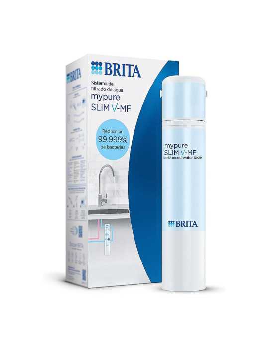Sistema de Filtración de Agua para Grifo Mypure Slim V-Mf Filtro para Agua 1053236 BRITA
