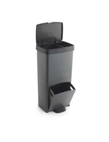 Cubo Reciclaje con 3 Compartimentos, 70 L SP BERNER