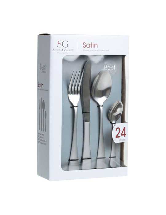 Cubertería 24 Piezas Colección Satin SECRET OF GOURMET