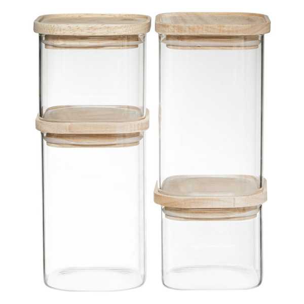 Botes de Cocina Herméticos Apilables, 4 uds 5FIVE