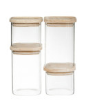 Botes de Cocina Herméticos Apilables, 4 uds 5FIVE