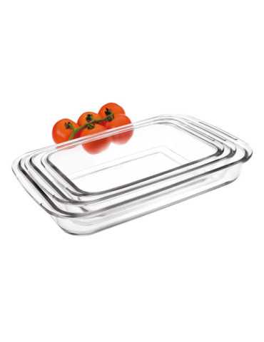 Conjunto de 3 Fuentes de Horno Rectangulares IBILI