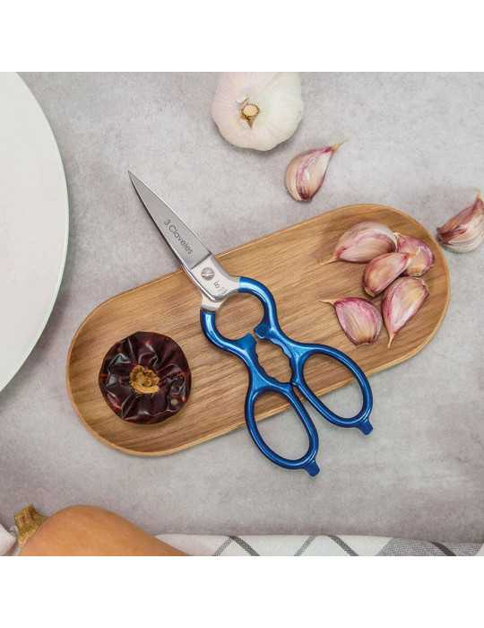 Tijeras de Cocina Acero Inoxidable 8" D 20,3 cm 3 CLAVELES