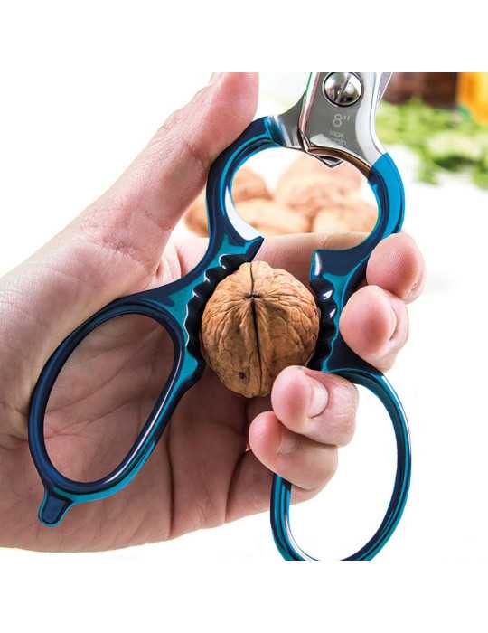 Tijeras de Cocina Acero Inoxidable 8" D 20,3 cm 3 CLAVELES