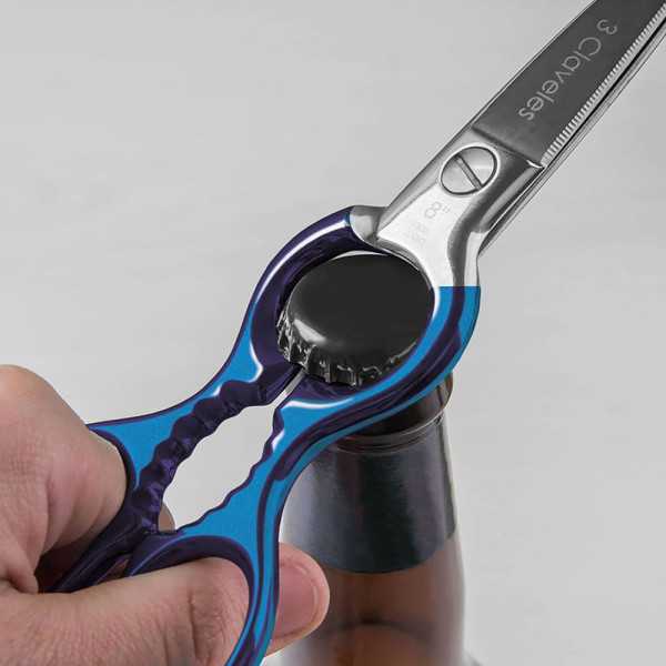 Tijeras de Cocina Acero Inoxidable 8" D 20,3 cm 3 CLAVELES