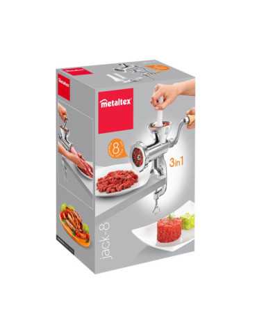 Picadora A Manivela Disco de Acero Inox Ø66 mm METALTEX 2