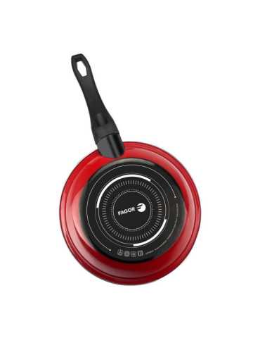 Set 3 Sartenes Optimax Rojo Mate Ø20 / Ø24 / Ø28 cm FAGOR 2