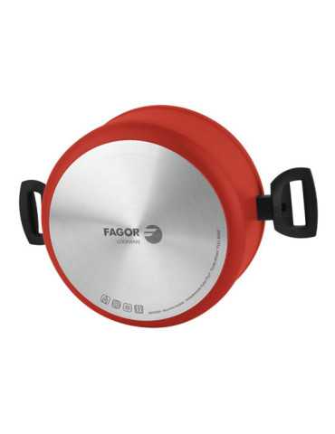 Olla Maxima + Tapa Roja Aluminio Ø20 x 10 cm FAGOR 2