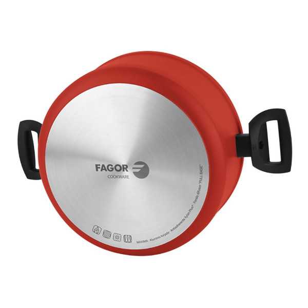 Olla Maxima + Tapa Roja Aluminio Ø20 x 10 cm FAGOR
