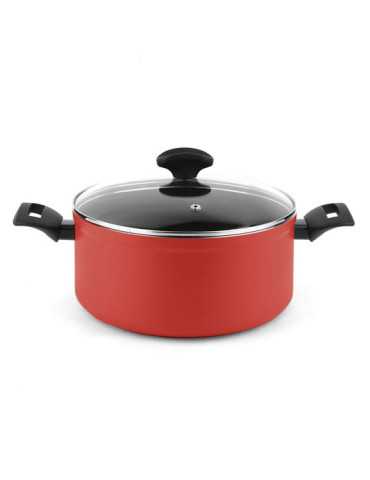 Olla Maxima + Tapa Roja Aluminio Ø24 x 11 cm FAGOR