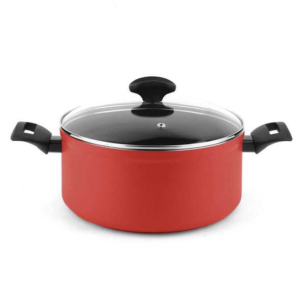Olla Maxima + Tapa Roja Aluminio Ø24 x 11 cm FAGOR