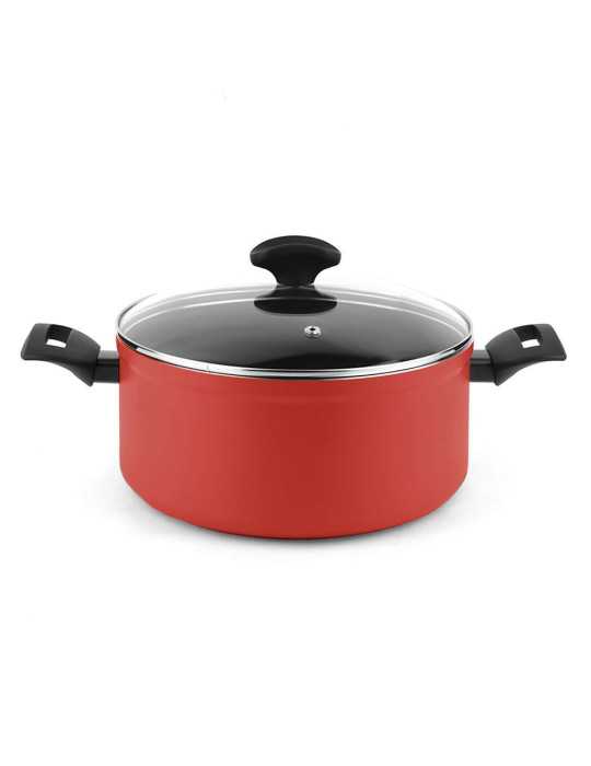 Olla Maxima + Tapa Roja Aluminio Ø24 x 11 cm FAGOR