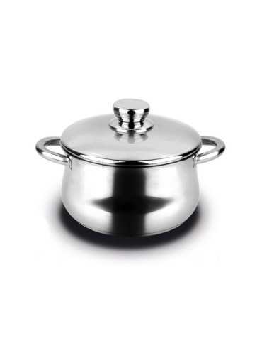 Olla Inoxidable Silverinox 6,8 L + Tapa Acero Inoxidable 18/10 Ø24 x 15 cm FAGOR