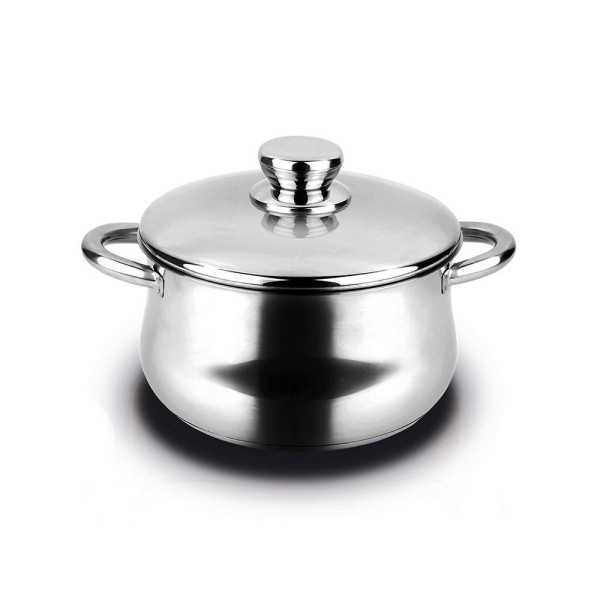Olla Inoxidable Silverinox 6,8 L + Tapa Acero Inoxidable 18/10 Ø24 x 15 cm FAGOR