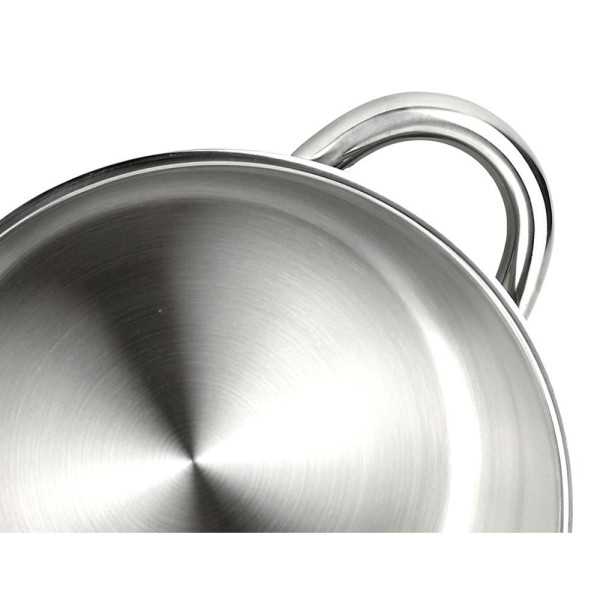 Olla Inoxidable Silverinox 6,8 L + Tapa Acero Inoxidable 18/10 Ø24 x 15 cm FAGOR