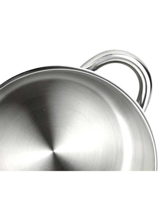 Olla Inoxidable Silverinox 6,8 L + Tapa Acero Inoxidable 18/10 Ø24 x 15 cm FAGOR