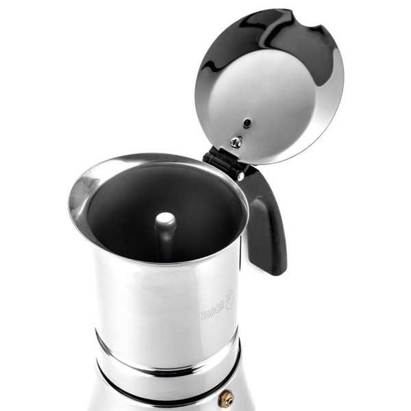 Cafetera Etnica de Acero Inoxidable 18 / 10, 4 tazas FAGOR