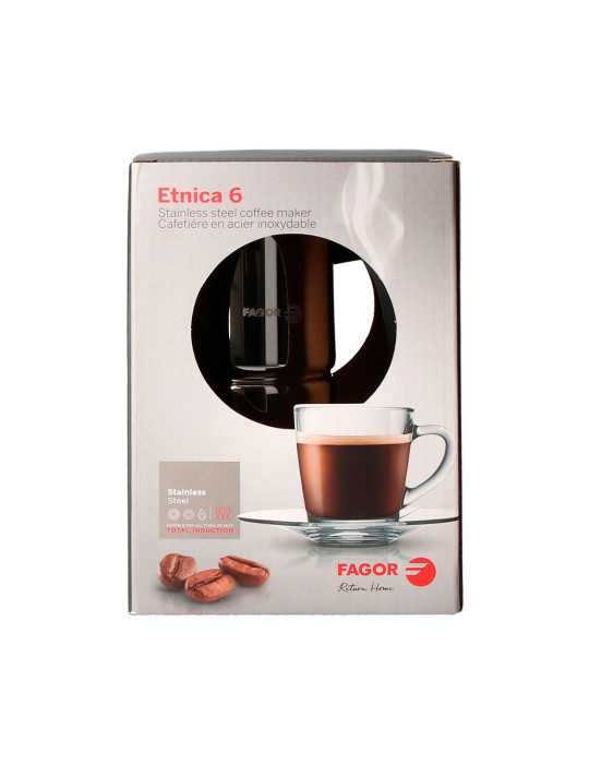 Cafetera Etnica de Acero Inoxidable 18 / 10, 6 tazas FAGOR