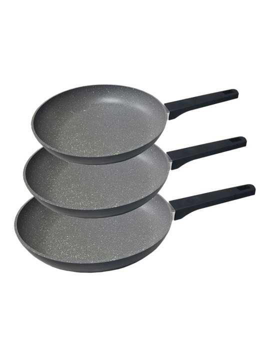 Set 3 Sartenes Antiadherentes "Professional Line" Ø20 / Ø24 / Ø28 cm GOURMET KITCHEN