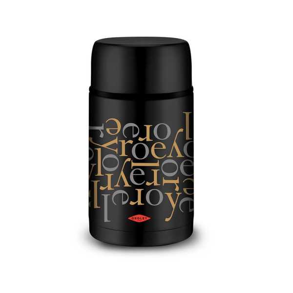 Termo para Sólidos Negro Letras 1 L OROLEY