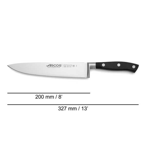 Cuchillo Cocinero Serie Riviera 200 mm ARCOS